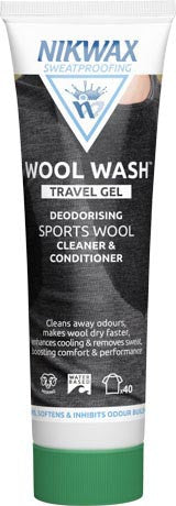 Nikwax - Vaskemiddel Wool Wash™ Gel til Rejser - 100 ml. | JT-Sport.dk