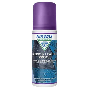 Nikwax - Skopleje Fabric & Leather Proof spray-on - 125 ml. | JT-Sport.dk