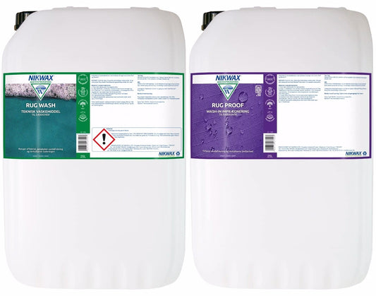 Nikwax - Twinpack Rug Wash/Rug Proof 2 x 25 L | JT-Sport.dk