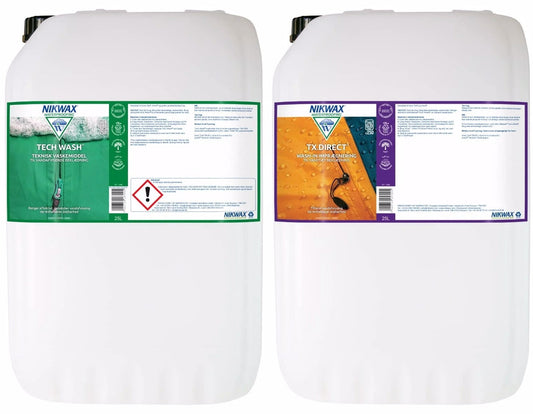 Nikwax - Twinpack Tech Wash/TX-direct - 2 x 25 L | JT-Sport.dk