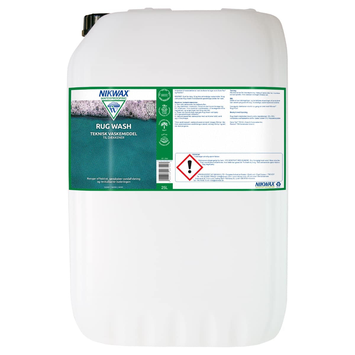Nikwax - Vaskemiddel Rug Wash - 25 l | JT-Sport.dk