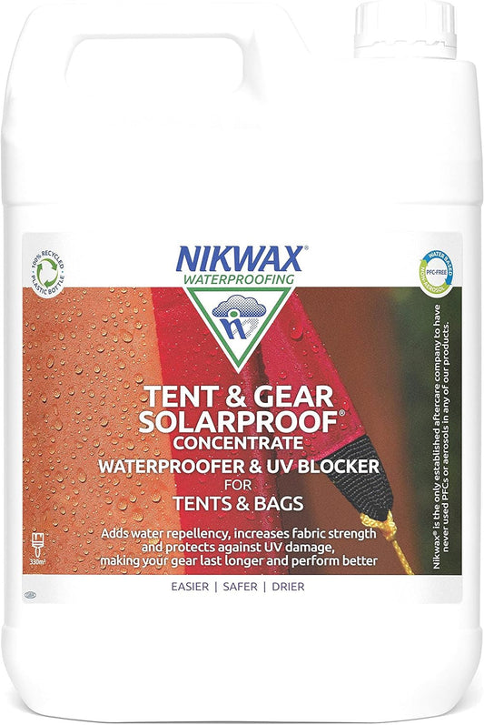 Nikwax - Imprægnering Tent & Gear Solarproof konc - 5 L | JT-Sport.dk