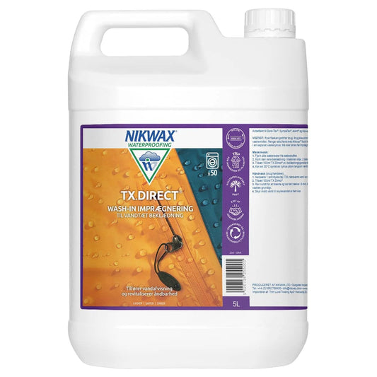 Nikwax - Imprægnering TX-Direct Wash-in - 5 L | JT-Sport.dk